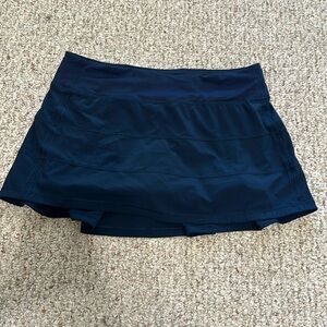True Navy, lulu lemon pace rival skirt